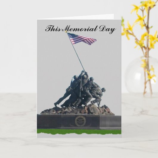 Deze herdenkingsdag kaart (Gele Bloem)