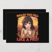 Deze herfst als een pro! kaart (Voorkant / Achterkant)