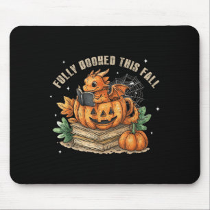 Deze Herfst boekenwurm Dragon Autumn Lees volledig Muismat