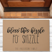 Deze hizzle van Shizzle Funny Family Tan Deurmat
