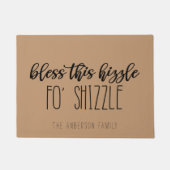 Deze hizzle van Shizzle Funny Family Tan Deurmat (Voorkant)