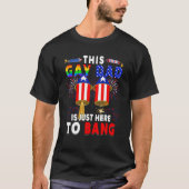 Deze homepage pa is hier om vuurwerk in Amerika te T-shirt (Voorkant)