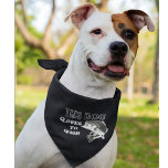Deze hond houdt van vis Black Bass Cool Dog Pet Bandana<br><div class="desc">Een coole bandana voor de hond die graag met zijn eigenaar aan wal,  op de boot of op de kajak vist. Dit ontwerp heeft een grote baars.</div>