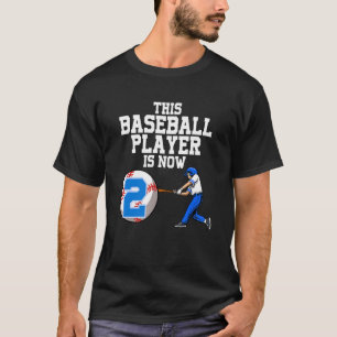 Deze honkballer is nu 2 jongen honkbal birthda t-shirt