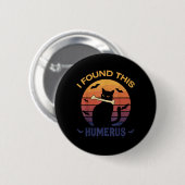 Deze Humerus T-shirt Halloween Zwarte Kat Ronde Button 5,7 Cm (Voorkant /achterkant)