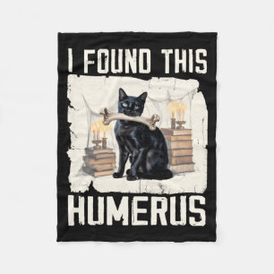 Deze Humerus Vintage Grappige Zwarte Kat Heb Gevon Fleece Deken