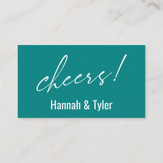 Deze is op ons Blauwgroen Drink-kaartje Informatiekaartje (Achterkant)