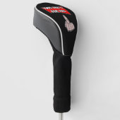 Deze is voor je middelvinger. golfheadcover (Schuin)