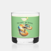 "Deze is voor Jimmy" Margarita & Sandals design Whisky Glas (Achterkant)