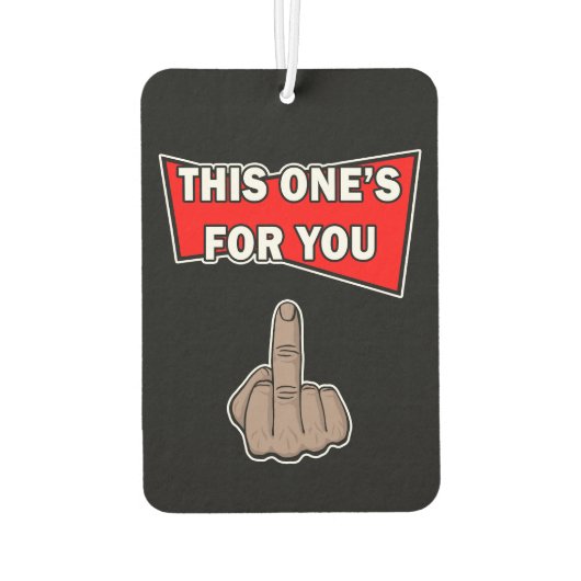 Deze is voor jullie grappige Beer Parody Air Fresh Luchtverfrisser (Achterkant)