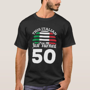 Deze Italiaan heeft net 50 Italië 50e verjaardag v T-shirt