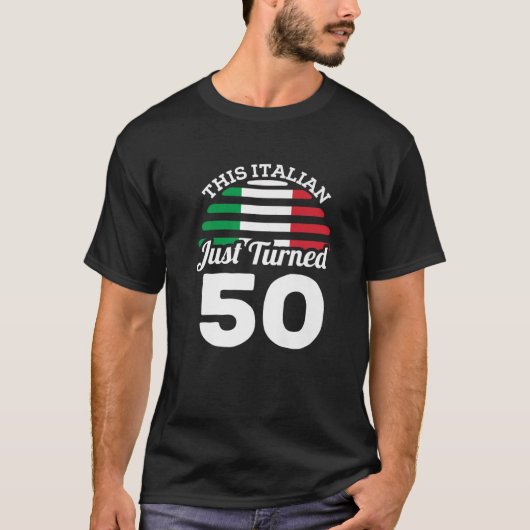 Deze Italiaan heeft net 50 Italië 50e verjaardag v T-shirt (Voorkant)