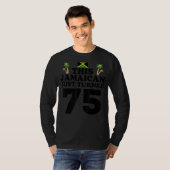 Deze Jamaicaan maakte 75 Jamaica 75th Birthda. T-shirt (Voorkant volledig)