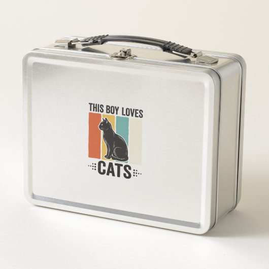 Deze Jongen Houdt Van Katten Retro Kattenliefhebbe (Voorkant)