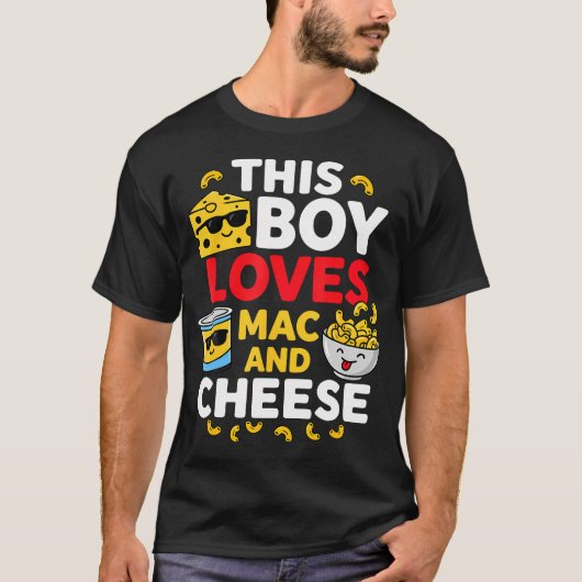 Deze Jongen Houdt Van Mac En T-shirt (Voorkant)