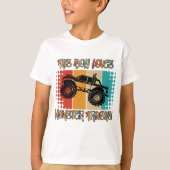 Deze jongen houdt van Monster Trucks T-shirt (Voorkant)