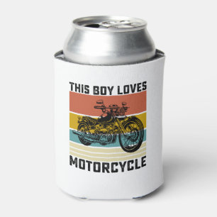 Deze jongen houdt van motorfietsen blikjeskoeler