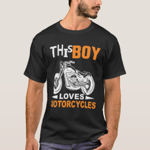 Deze Jongen Houdt Van Motorfietsen T-shirt