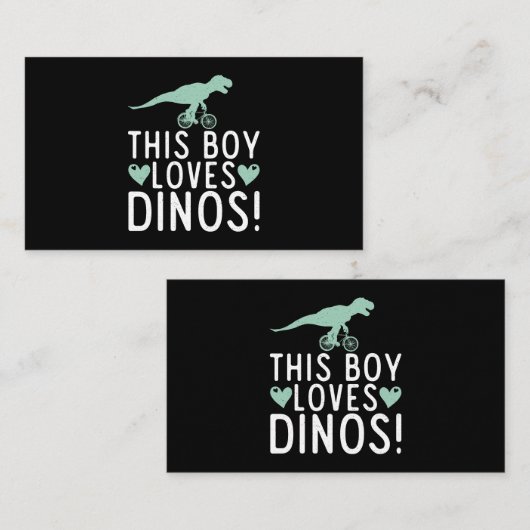 Deze jongen houdt van treinen en touwtrekkers visitekaartje (Voorkant / Achterkant)