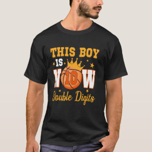 Deze Jongen Is Nu 10 Dubbele Cijfers 10e Verjaarda T-shirt