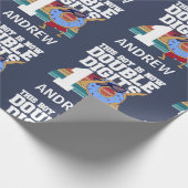 Deze jongen is nu 2 cijfers grappige 10e verjaarda cadeaupapier (Hoek)