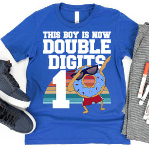 Deze Jongen is Nu Dubbele Cijfers Grappig 10e Verj T-shirt