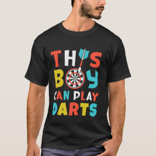 Deze Jongen Kan Darts Spelen Grappig Dart Liefhebb T-shirt