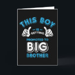 Deze jongen wordt gepromoot naar Big Brother Kaart<br><div class="desc">De beste broer ter wereld is van jou. Sterk en cool als een superheld! Geweldig geschenk voor het feest van het gezin. Je broer is de held voor je,  je broer of zus.</div>