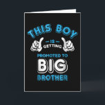 Deze jongen wordt gepromoot naar Big Brother Kaart<br><div class="desc">De beste broer ter wereld is van jou. Sterk en cool als een superheld! Geweldig geschenk voor het feest van het gezin. Je broer is de held voor je,  je broer of zus.</div>