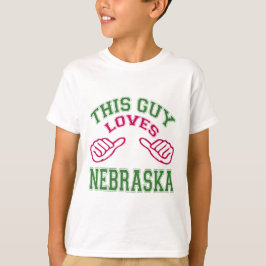 Deze jongens houden van Nebraska. T-shirt