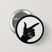 Deze jongens wijzen hand aan ronde button 5,7 cm (Voorkant /achterkant)