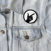 Deze jongens wijzen hand aan ronde button 5,7 cm (In situ)
