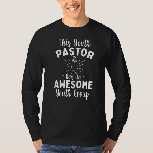 Deze jongerenpredikant heeft een Geweldige jongere T-shirt (Voorkant)