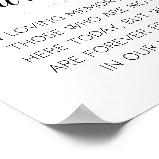 Deze Kaars Brandt Herdenkings Huwelijk Poster (Hoek)