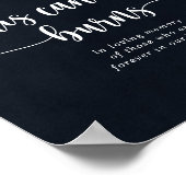 Deze Kaars Brandt Rustieke Slingerlichtjes Bord Poster (Hoek)