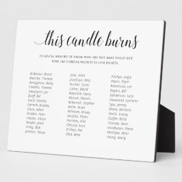 Deze kaars brandt schoolklas reünie ter nagedachte fotoplaat