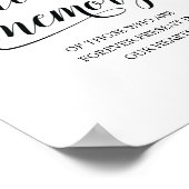 Deze kaars brandt ter liefdevolle herinnering Herd Poster (Hoek)