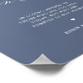 Deze kaars brandt, ter nagedachtenis aan het blauw poster (Hoek)