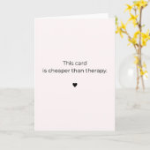 Deze kaart is goedkoper dan therapie (Gele Bloem)