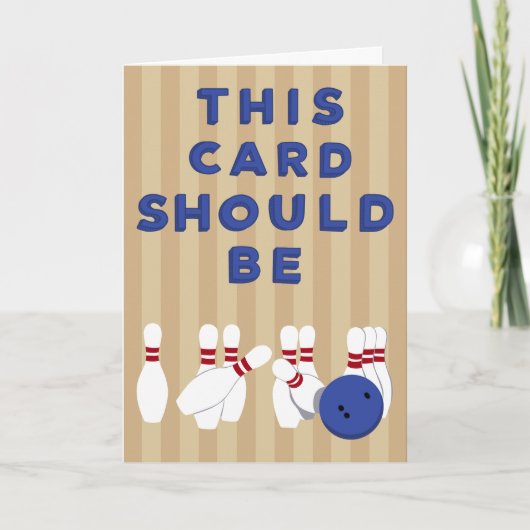 Deze Kaart moet je steegje bowlen (Voorkant)