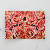 Deze kaart wordt geleverd met bloemen roos (Binnen)