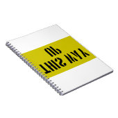 Deze kant boven notitieboek (Rechterzijde)