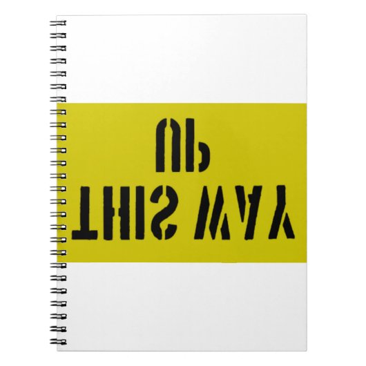 Deze kant boven notitieboek (Voorkant)