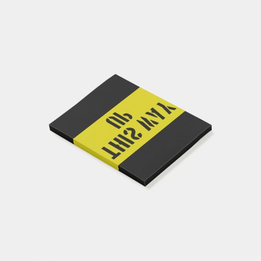 Deze kant boven post-it® notes (Schuin)