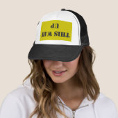 Deze kant boven trucker pet (In situ)
