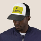 Deze kant boven trucker pet (In situ)