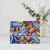 Deze kant en dat in Tupelo Briefkaart (Staand voorkant)