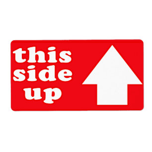 Deze kant-en-klare verzendlabel