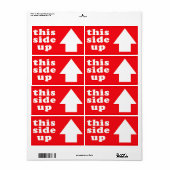 Deze kant-en-klare verzendlabel (Full Sheet)