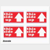 Deze kant-en-klare verzendlabel rechthoekige sticker (Vel)